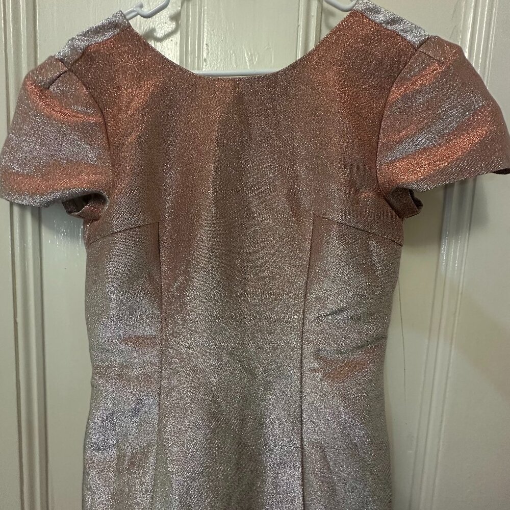 [EXPRESS] Pink Sparkle Shimmer Backless Mini Dress - Size 6